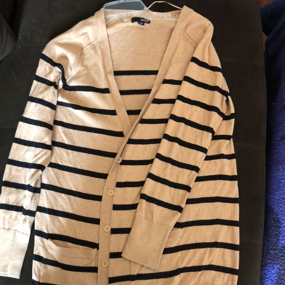 Striped cardigan